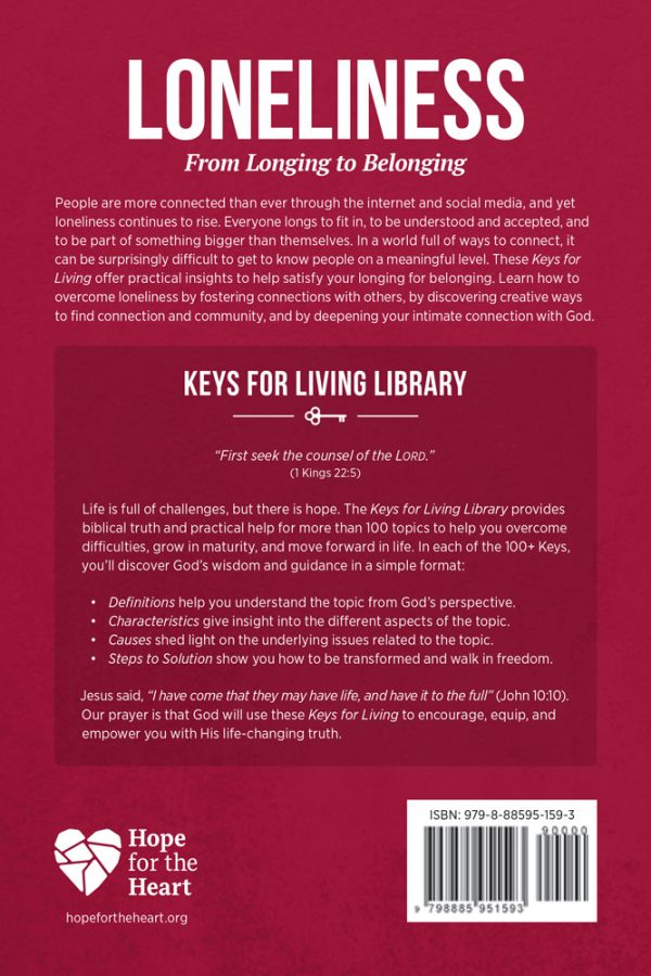 Lonelieness Keys for Living back